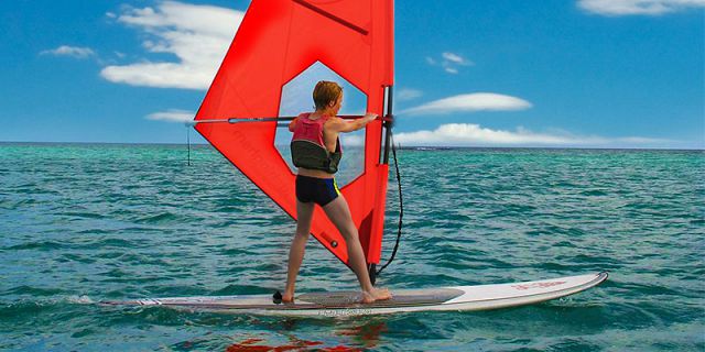 Windsurfing beginners lesson at mont choisy (5)